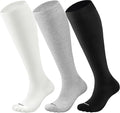 Cotton Compression Socks for Women&Men 15-20mmHg Knee High Cute Support Sock for Nurses, Pregnant Women, Travel by Blicount
