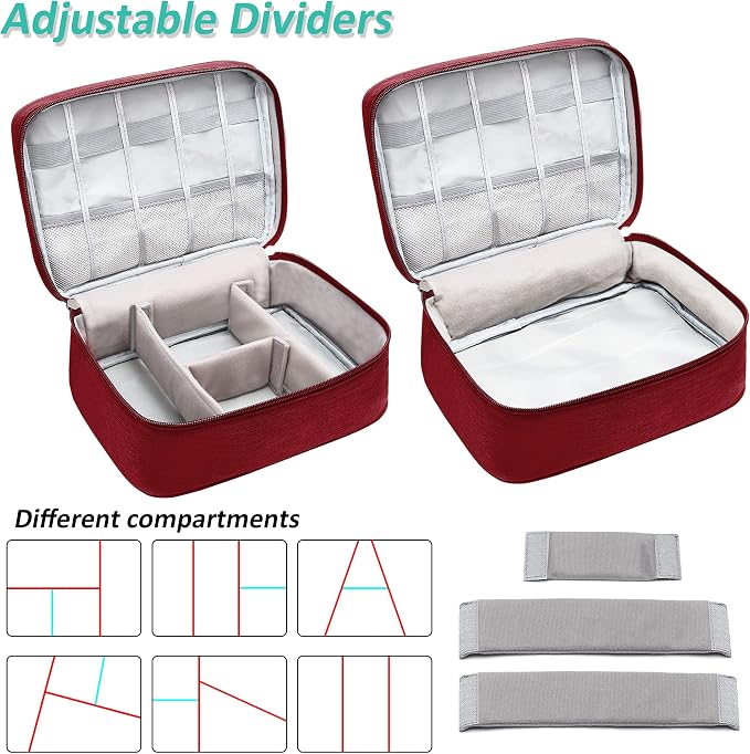 Electronics Organizer Travel Cable Organizer Bag Waterproof Portable Digital Storage Bag Electronic Accessories Case Cable Charger Organizer Case - Image 4
