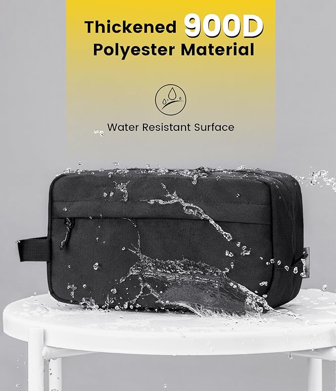 Vorspack Water Resistant Travel Toiletry Bag for Men Women | Travel Bag for Toiletries, Large Capacity, Organized Compartment, Travel Essentials, Suitable for Shaving, Makeup, Cosmetics - Image 6