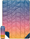 Rumpl Travel Puffy Blanket, Ultra-Packable Travel-Size Warmth and Comfort, Horizon Fade by Rumpl