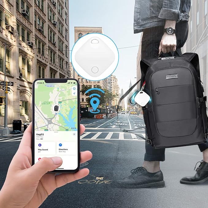 Tzowla 35 Liter Anti Theft Backpack with Tracker Tag,Giant Tumbler Holder Pocket and Lock,15.6 Inch Laptop Backpack - Image 3