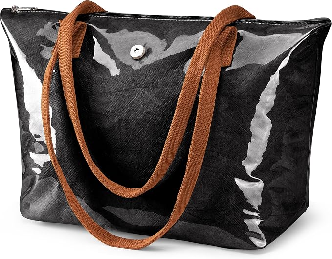 KALIDI Tote Bag for Women Nylon Top-Handle Purse,Large Capacity Shoulder Hobo handBag with Zipper Leisure Foldable Weekend - Image 3