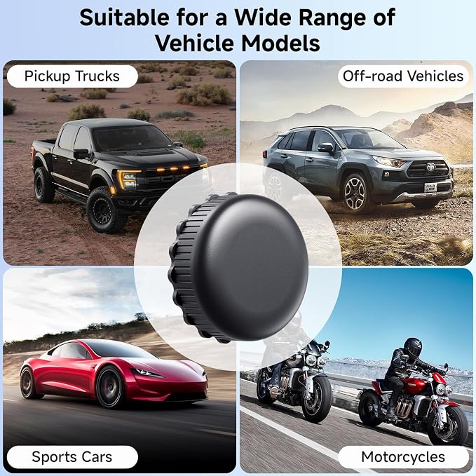 GPS Tracker for Super Magnetic Vehicles No Subscription for iOS and Android | No-Wiring Hidden Tracking Device with App Alerts for Cars, Motorcycles & Teen Drivers - Image 4
