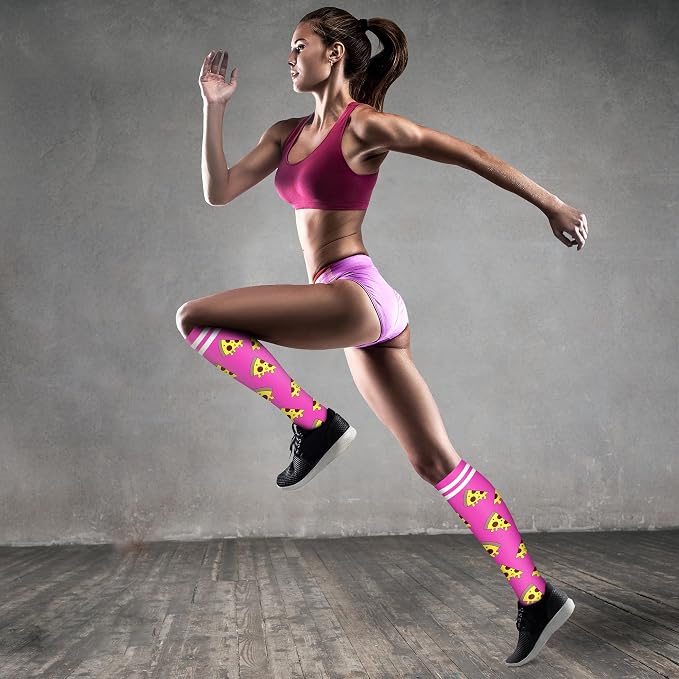 QUXIANG Copper Compression Socks for Women & Men Circulation (8 Pairs) - Best for Running Athletic Cycling - 15-20 mmHg - Image 3