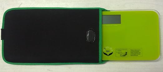 NewlineNY Green Mini Bathroom Travel Scale with Protection Sleeve, SBB0719MLG+101BG - Image 6