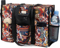 TOPDesign Utility Water Resistant Tote Bag with 13 Pockets, Top Zipper Closure & Thick Bottom Support, for Working Women by TOPDesign