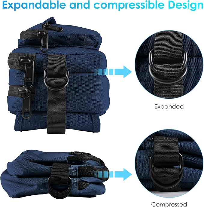 AGPTEK Fanny Pack for Women Men, RFID Large Capacity Waist Wallet Bag, Adjustable & Waterproof Bum Belt Pouch for Travel, Running, Shopping, Hiking, Dog Walking, Cycling, Climbing - Image 7