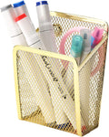 Magnetic Pencil Holder,Mesh Stainless Steel Pen Basket, Metal Writing Utensil Storage Organizer for Whiteboard,Blackboard,Kitchen, Locker, Home, or Office | Metal Writing Utensil Storage Organizer for Whiteboard,Blackboard,Kitchen, Locker, Home, or Office by Sanpaint