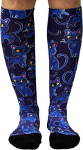 Crazy Compression Socks, Comfortable Support Socks for Recovery, Travel, Hiking, and Long-Hour Comfort w/Fun Designs by CrazyCompression