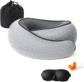 Neck Travel Pillow, Upgraded Travel Neck Pillow for Airplane Memory Foam Travel Pillow for Airplanes Offices and Cars Headrest Sleep, Portable Plane Accessories by Unknown