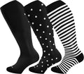 LEVSOX Wide Calf Compression Socks for Women & Men Extra Large Size Support Socks for Nurses Running Pregnant Travel, 15-20 mmHg by Levsox
