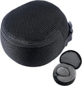Shinylin 1 Pack Black Neck Pillow Travel Case Compact Carrying Case Bag for Airplane Train Journey Quick Release Clasp Attaches to Luggage (Pillow Not Included) by Shinylin