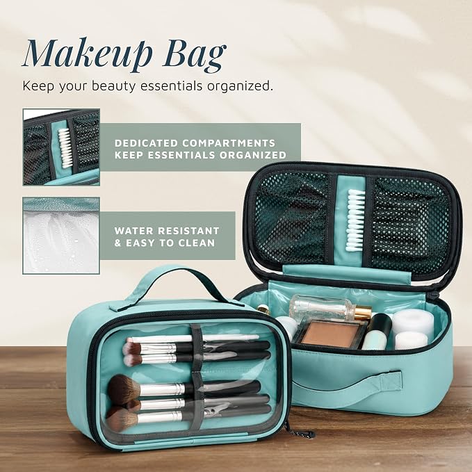 TRIPPED Travel Gear 3-Piece Travel Toiletry Bag Set | Includes Hanging Toiletry Bag, 311 TSA Liquid Bag, and Accessory Organizer Pouch with Lightweight Ripstop Construction - Image 5