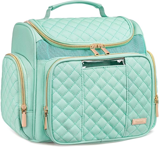 Tealari Large Toiletry Bag for Women Men,Bathroom Bag,Water Resistant Shower Bag,Makeup Bag,Portable Shower Caddy for College Dorm,Hanging Travel Toiletry Bag with Transparent Waterproof Phone Pocket by Tealari
