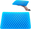 LYUANEC Gel Seat Cushion for Long Sitting - 10" x 7" x 1.4" (Mini) | Zero Gel Cushions for Bicycle Back Seat, Honeycomb Gel Seat Cushion, Ergonomic Silicone Seat Cushion for Kids by LYUANEC