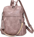 GAEKEAO Backpack Purse for Women PU Leather Anti-theft Backpack Ladies Convertible Large Travel Designer Fashion Shoulder Bag by GAEKEAO