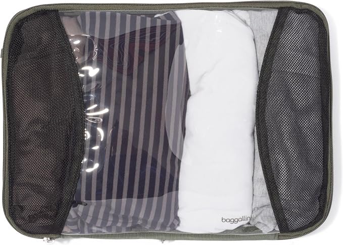 Baggallini Compression Cube 3-piece set - Lightweight Compression Packing Cubes for Travel - Image 6