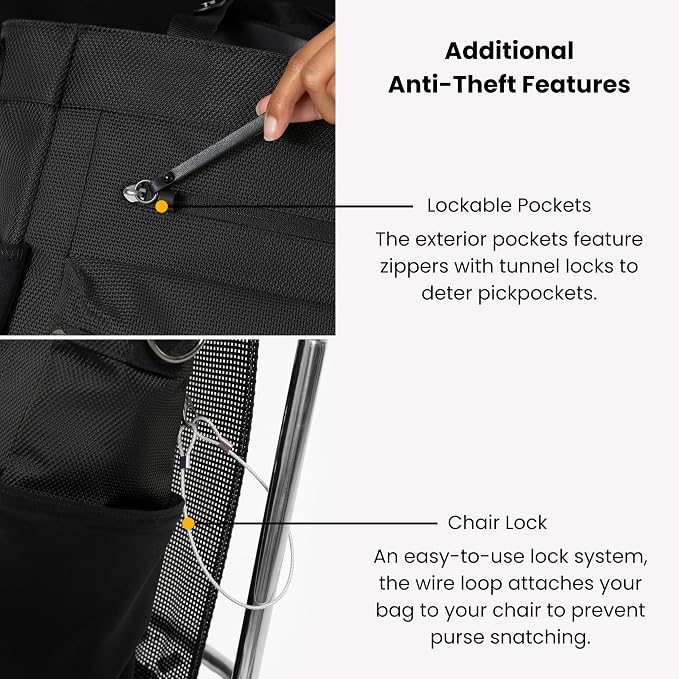 Sherpani Soleil, Anti Theft Convertible Backpack, 3 in 1 Tote, Crossbody Purse, 18L Travel Bag, Fits 13” Laptop (Carbon Signature) | 18L Travel Shoulder Bag, Everyday Crossbody Purse, RFID Protection, Business Daypack, Travel Gift for Women, Fits 13" L... - Image 5
