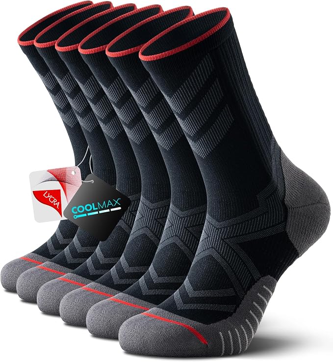 RUIXUE Compression Socks Men Women, Graduated 15-20mmHg Support Breathable for Travel Flight Running Cycling Daily Use by RUIXUE