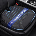 Wedge Car Seat Cushion for Tailbone Pain Relief & Better Visibility | Ergonomic Memory Foam Seat Cushion for Car with Breathable Channel Design, Fits Car, SUV, Truck, Non-Slip Mesh Cover by ZIKEE