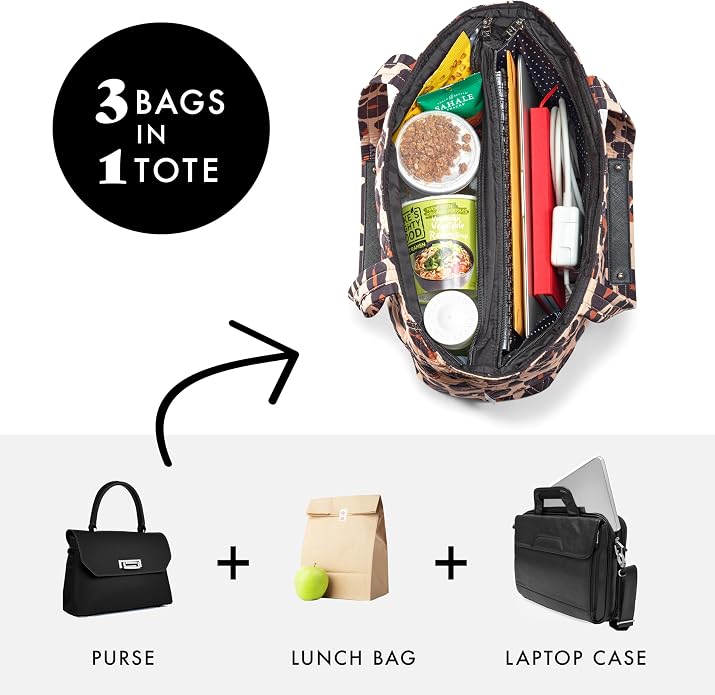 Fit & Fresh 2-in-1 Insulated Lunch & Travel Tote - Image 2