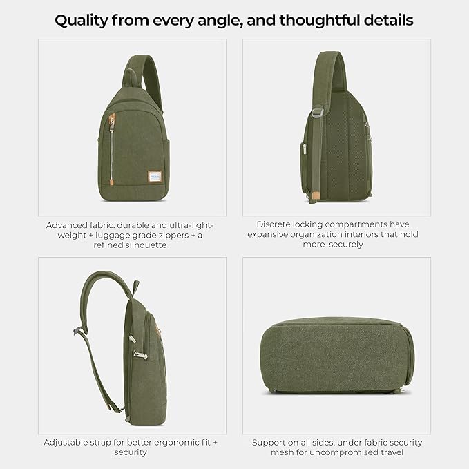 Travelon Anti-Theft Heritage Sling - Image 4