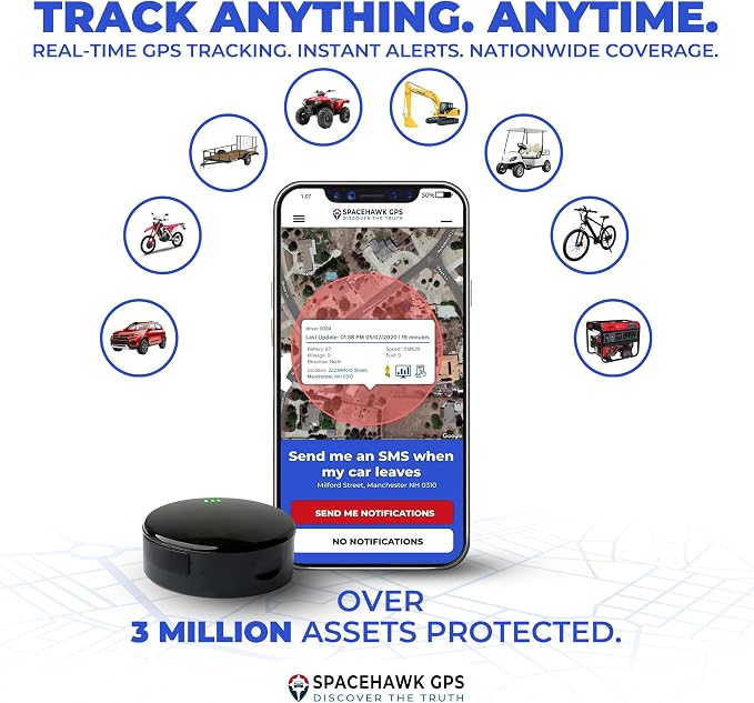 Tracker - Real-Time Mini GPS System. Hidden GPS Tracking Device for Cars, Trucks, Trailers, Assets & Fleet Vehicles. Waterproof Portable GPS Tracker with Magnet & Long Battery. - Image 5