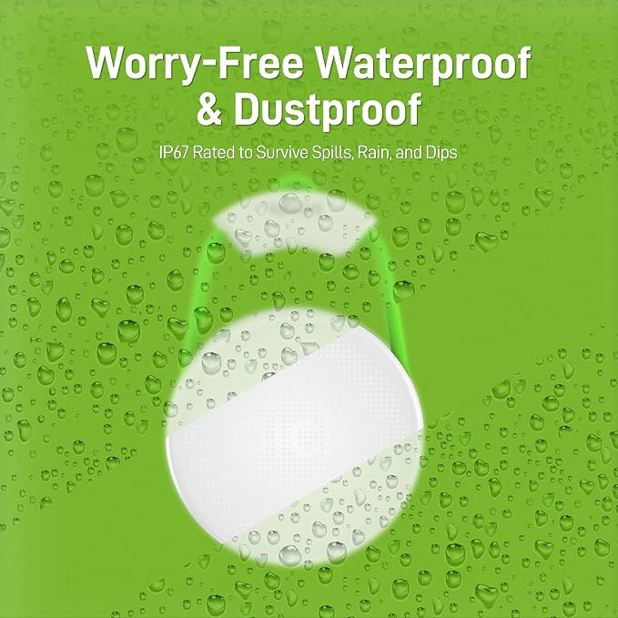 Epicka Tracker Tags with Adjustable Strap, 2-Year Battery, 4 Pack, White | Works with Apple Find My (iOS Only), IP67 Waterproof, NFC-Enabled Item Finder for Keys, Luggage, Bikes, and Pets - Image 5