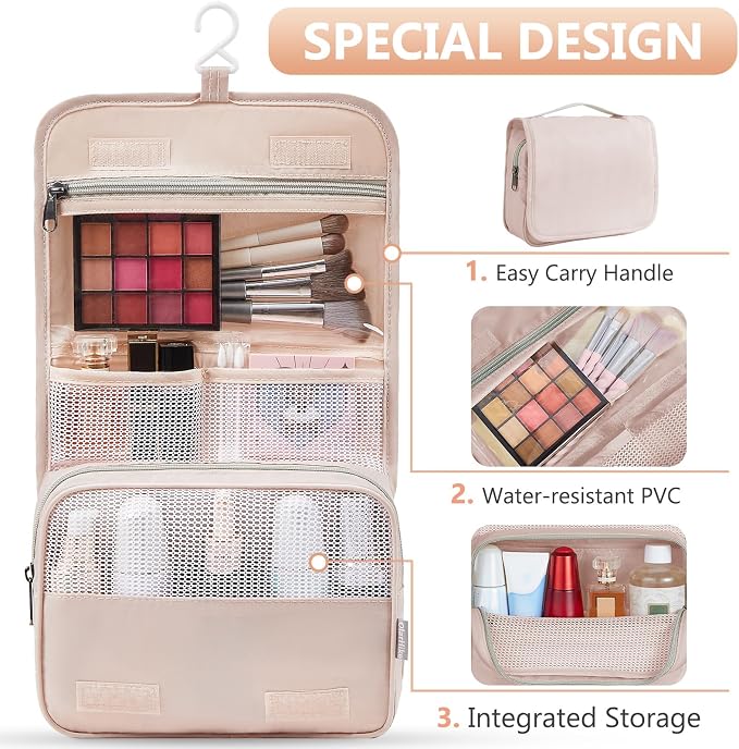 8 Set Packing Cubes for Travel, Gifts for Women Mom,Anti-Tearing Suitcase Organizer for Luggage with Shoe & Hanging Toiletry Bag,OlarHike Vacation Essentials & Accessories for Cruise Ship - Image 3