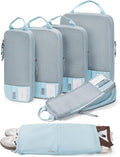 BAGSMART Compression Packing Cubes for Travel Essentials | 14 Set /6 Set /4 Set/2 Set, Lightweight, Durable by BAGSMART