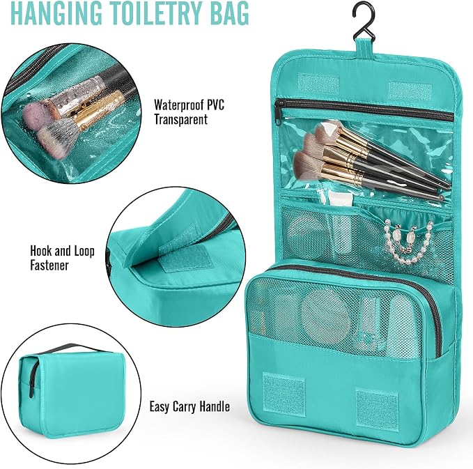 Veken 10 Set Packing Cubes for Travel Essentials, Suitcase Organizer Bags in 4 Sizes, Carry-On Luggage Accessories with Laundry Bag, Airplane Must Have with 99-Count Mesh Holes - Image 3