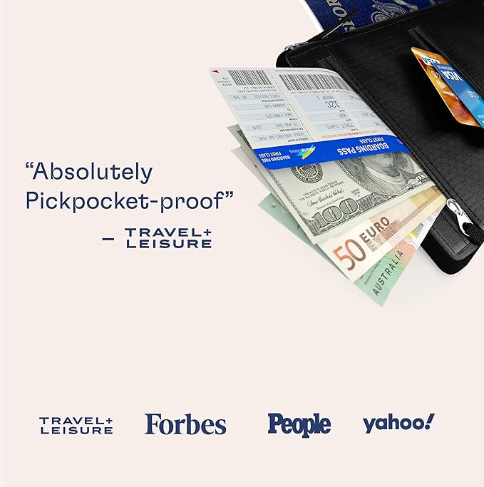 Shacke Hidden Travel Belt Wallet w/RFID Blocker - Image 2