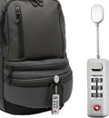 TSA Approved 3 Digit Combination Lock for Luggage, Travel Gun Case, Silver by CedarMillFineFirearms