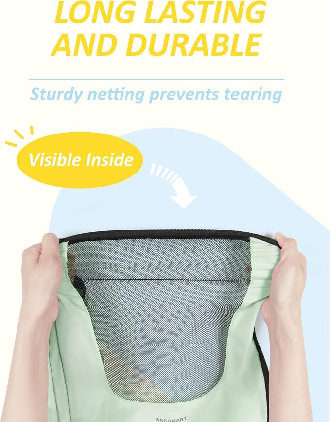 BAGSMART Compression Packing Cubes for Travel, 6/5/4set Lightweight Packing Organizers, Summer Travel Essentials Suitcase Organizer Bags Set - Image 5