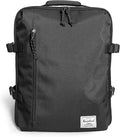 New Business Trip Backpack 21L Flight Approved Carry on Daypack 15-inch Laptop Notebook, Travel Commute Gym Sport, All Black by Rangeland