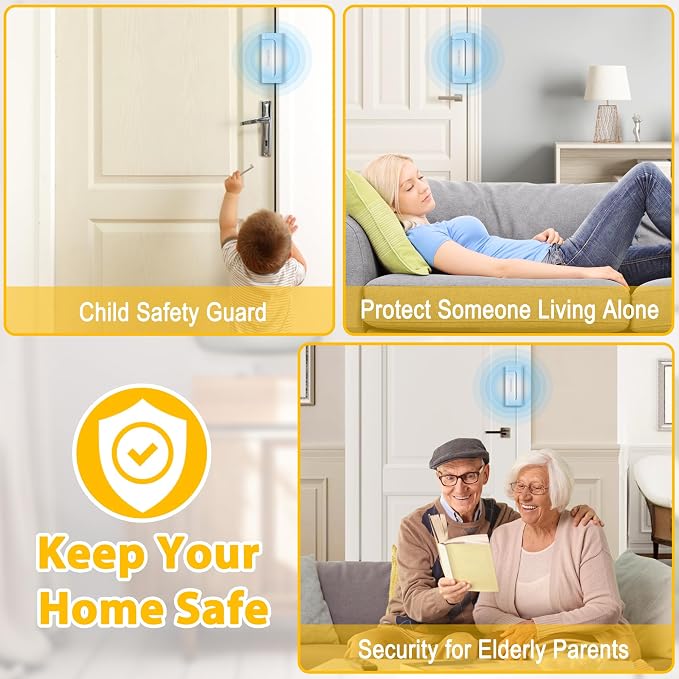 Home Security Door Lock, Door Reinforcement Lock for Kids Safety, White | Withstands 1000 lbs of Impact, Door Lock for Front Door, Defender Door Locks Latch, Inside Door Lock, For Door Security - Image 7
