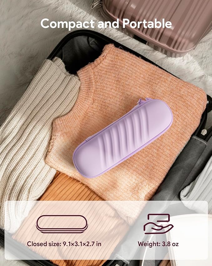 SQERO Electric Toothbrush Case for Oral-B Pro/iO/Philips Sonicare, Waterproof Traveling Toothbrush Storage Bag with Mesh Pocket Covers Protection | Waterproof Traveling Toothbrush Storage Bag with Mesh Pocket Covers Protection - Image 5