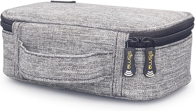 Travel Electronics Organizer Small Carrying Case for Cables Phone Chargers USB Plugs Power Cords Earbuds Adapter Tech Accessories Pouch -Grey - Image 7