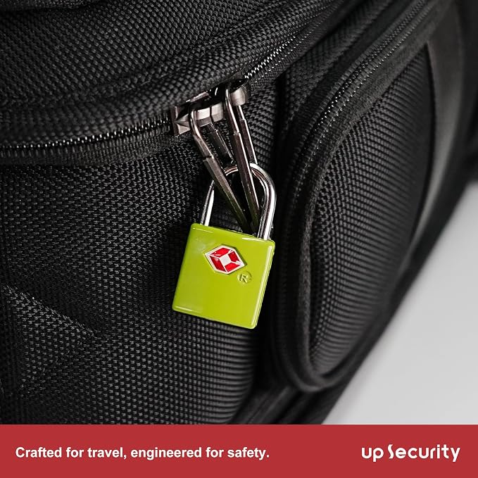 TSA Locks for Luggage with Keys, Travel Luggage Locks TSA Approved 4 Pack, Keyed Alike Small Padlock with Key, Mini Padlock for Suitcase, Backpack Zipper, Bag, Purse, Travel Essentials - Image 7