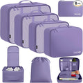BAGAIL 8 Set Packing Cubes Luggage Packing Organizers for Travel Accessories-Dusty Purple by BAGAIL