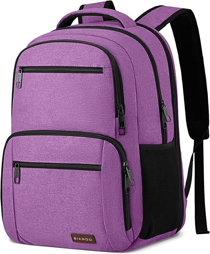 BIKROD Backpack for Girls Women, School Backpack for Teen Boys, Lightweight Casual High School Bookbag, Daily-use Travel Laptop Backpack Fits 15.6 Inch Notebook by PRISTINEBAGUS