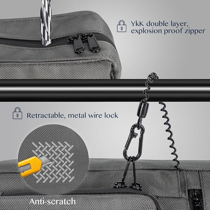 Sling Backpack Anti theft Crossbody Shoulder Bag for Men and Women Travel Work - Image 3