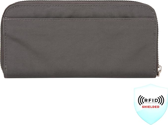 Travelon RFID Blocking Single Zip Wallet - Image 6