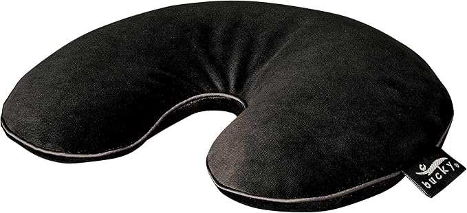 Bucky Utopia U-Shaped Neck Pillow, Black, One Size by Bucky