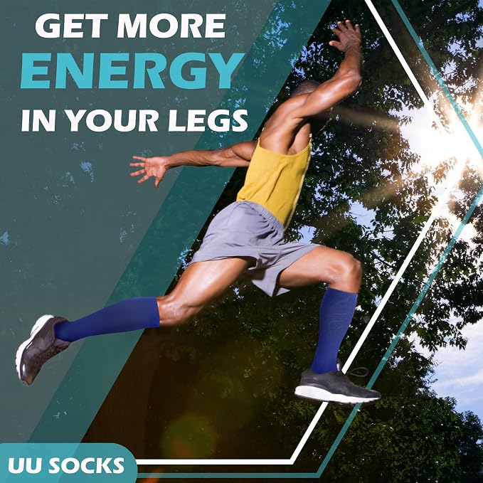 Medical Compression Socks for Women and Men 3 Pairs 20-30 mmHg Knee High Christmas Compression Stockings Circulation Best for Running Athletic Nurses - Image 4