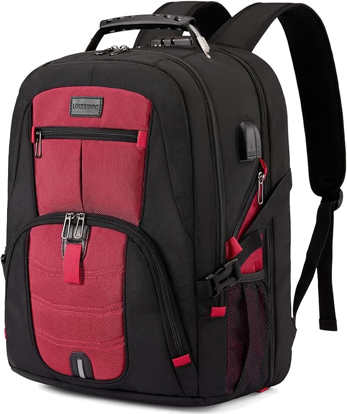 LOVEVOOK Large Laptop Backpack for Men,17.3Inch Heavy Duty Travel Backpack | TSA-Friendly with Anti-Theft,Carry On Flight Approved,College Work Bookbag,Water Resistant Business Backpack for Men Women by LOVEVOOK