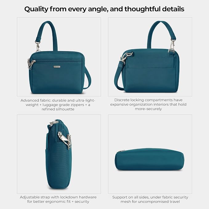 Travelon Anti-Theft Classic Convertible Crossbody & Waist Pack - Image 5