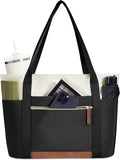 ECOHUB Large Tote Bags for Women Lightweight Laptop Tote Bag for Work Nurse Teacher Travel Totes with Compartments Cup Holder by ECOHUB