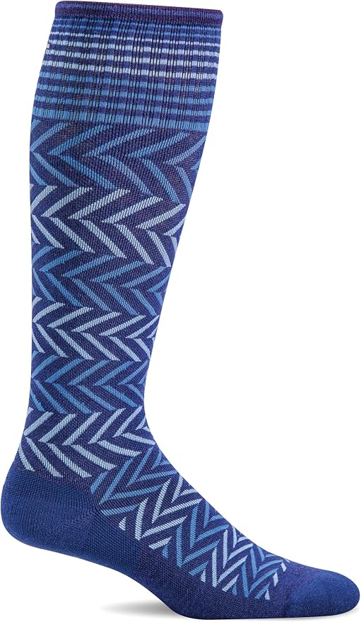 Sockwell Women's Chevron Moderate Graduated Compression Sock by Sockwell