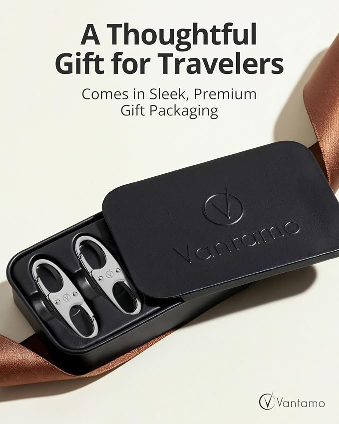 Vantamo Premium 4 Zipper Clips Anti Theft for Backpack, Luggage & Purse, Pull Replacement Zipper Locks, Purse Clip for Travel - Image 7